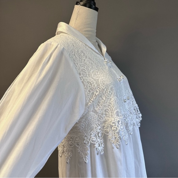 Covenant Apparel Vintage Long Baptism Gown 80s Sz S - Picture 5 of 11